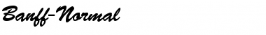 Download Banff-Normal Font Download Banff-Normal Font