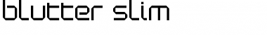 Download Blutter Slim Font Download Blutter Slim Font