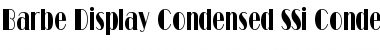 Download Barbe Display Condensed SSi Font Download Barbe Display Condensed SSi Font