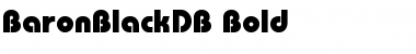 Download BaronBlackDB Font Download BaronBlackDB Font