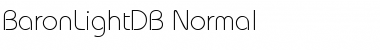 Download BaronLightDB Font Download BaronLightDB Font