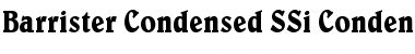 Download Barrister Condensed SSi Font Download Barrister Condensed SSi Font