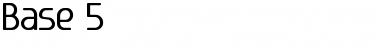 Download Base 5 Font Download Base 5 Font