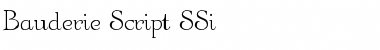 Download Bauderie Script SSi Font Download Bauderie Script SSi Font
