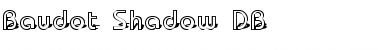 Download Baudot Shadow DB Font Download Baudot Shadow DB Font