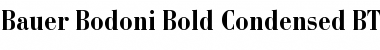 Download BauerBodni BdCn BT Font Download BauerBodni BdCn BT Font