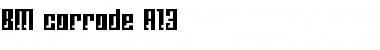 Download BM corrode Font Download BM corrode Font