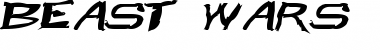 Download Beast Wars Font Download Beast Wars Font