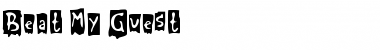 Download Beat My Guest Font Download Beat My Guest Font