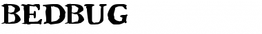 Download Bedbug Font Download Bedbug Font