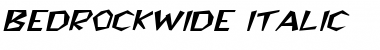 Download BedrockWide Font Download BedrockWide Font