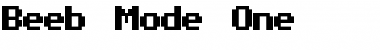 Download Beeb Mode One Font Download Beeb Mode One Font
