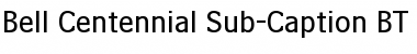 Download BellCent SubCap BT Font Download BellCent SubCap BT Font