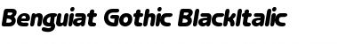 Download Benguiat_Gothic-BlackItalic Font Download Benguiat_Gothic-BlackItalic Font