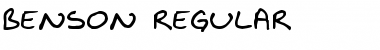 Download BENSON Font Download BENSON Font