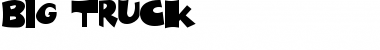 Download Big Truck Font Download Big Truck Font