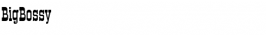 Download BigBossy Font Download BigBossy Font