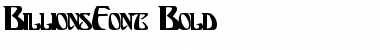 Download BillionsFont Font Download BillionsFont Font