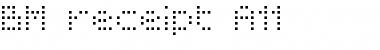 Download BM receipt Font Download BM receipt Font