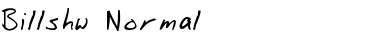 Download Billshw Font Download Billshw Font