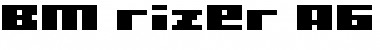 Download BM rizer Font Download BM rizer Font