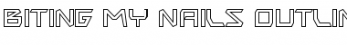 Download Biting My Nails Outline Font Download Biting My Nails Outline Font