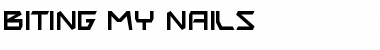 Download Biting My Nails Font Download Biting My Nails Font