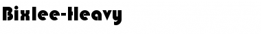 Download Bixlee-Heavy Font Download Bixlee-Heavy Font