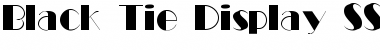 Download Black Tie Display SSi Font Download Black Tie Display SSi Font