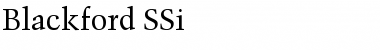 Download Blackford SSi Font Download Blackford SSi Font