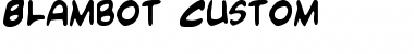 Download Blambot Custom Font Download Blambot Custom Font