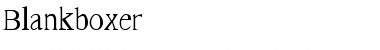 Download Blankboxer Font Download Blankboxer Font