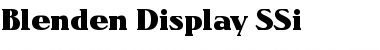 Download Blenden Display SSi Font Download Blenden Display SSi Font