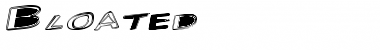 Download Bloated Font Download Bloated Font