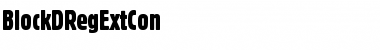 Download BlockDRegExtCon Font Download BlockDRegExtCon Font
