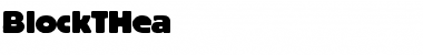 Download BlockTHea Font Download BlockTHea Font