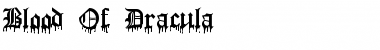 Download Blood Of Dracula Font Download Blood Of Dracula Font