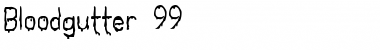 Download Bloodgutter 99 Font Download Bloodgutter 99 Font