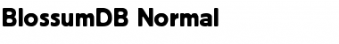 Download BlossumDB Font Download BlossumDB Font