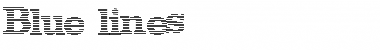 Download Blue lines Font Download Blue lines Font