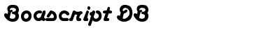 Download Boascript DB Font Download Boascript DB Font