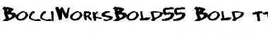 Download BocciWorksBold55 Font Download BocciWorksBold55 Font