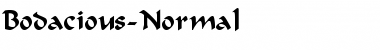Download Bodacious-Normal Font Download Bodacious-Normal Font