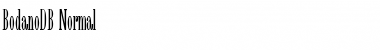 Download BodanoDB Font Download BodanoDB Font