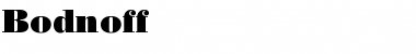 Download Bodnoff Font Download Bodnoff Font