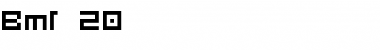 Download Bmf-20 Font Download Bmf-20 Font