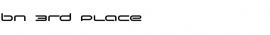Download BN 3rd Place Font Download BN 3rd Place Font