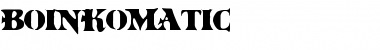 Download BoinkoMatic Font Download BoinkoMatic Font