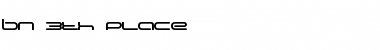 Download BN 3th Place Font Download BN 3th Place Font