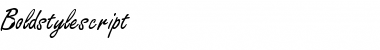 Download Boldstylescript Font Download Boldstylescript Font